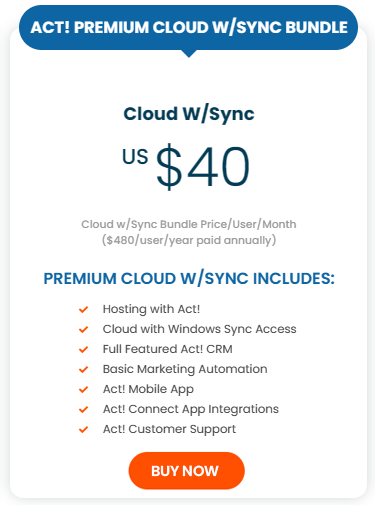 Act Premium Cloud with Desktop Sync Bundle at ActPlatinum.com