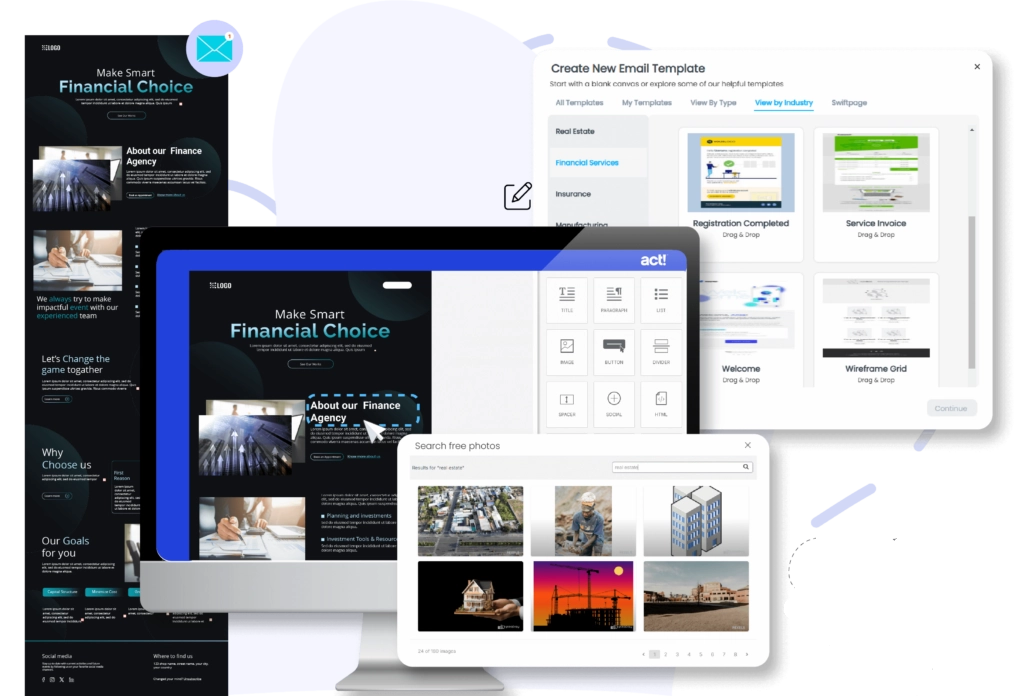 Act! Email Marketing Included Feature